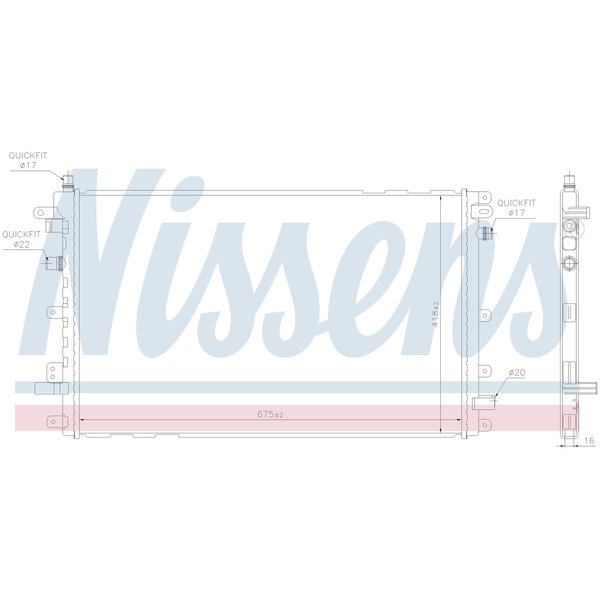 Nissen Radiator, 630772 630772